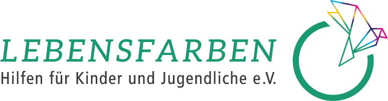 Lebensfarben Hilfen für Kinder und Jugendliche Logo